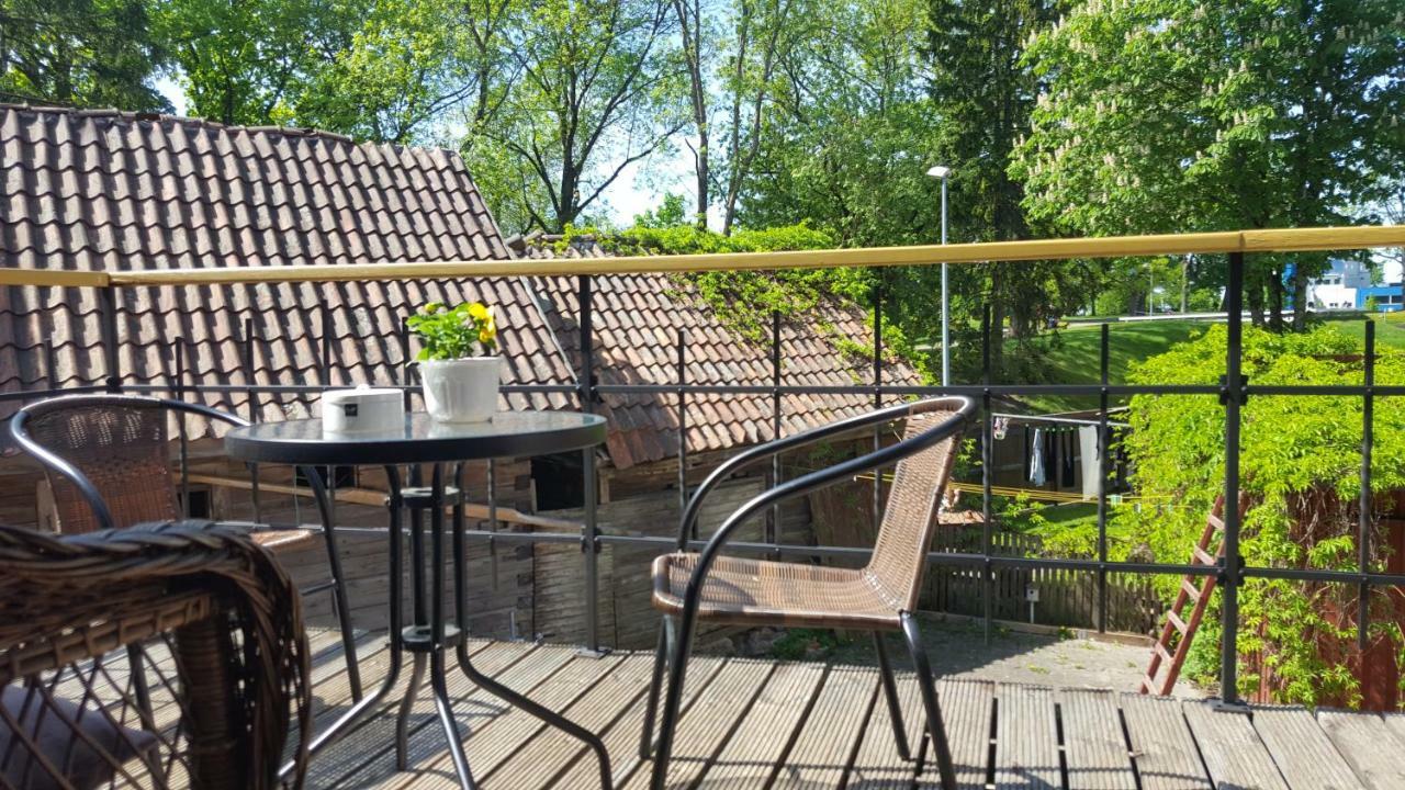 Deluxe Apartments In The City Center With Balcony Pärnu Exteriör bild